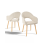 (Beige, Set of 2) GOEURVANT Dining Chairs 1