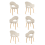 (Beige, Set of 6) Goeurvant Dining Chairs 1