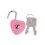 ESTONE Mini Padlock Key Lock for Luggage Zipper Bag 2