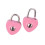 ESTONE Mini Padlock Key Lock for Luggage Zipper Bag 7