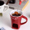 Chocolate Fondue Set Ceramic Cup with Candle Warmer 1 Set 2
