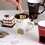 Chocolate Fondue Set Ceramic Cup with Candle Warmer 1 Set 4