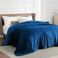 (Teal, Double: 150 cm x 200 cm.) Solid 310 GSM Fleece Blanket Warm Thick Soft Fluffy Bed Mink Sofa Throw