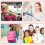 16 Pcs Silicone Beadable Rings 65Mm Silicone Bead Ring Round Silicone Bead Loop with 2 Hole (Heart) 3