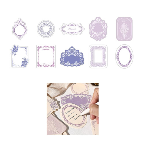 Retro Memos Pad Craft Paper 30 Sheets 2