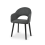 (Charcoal Grey, Set of 2) Goeurvant Dining Chairs 4