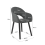 (Charcoal Grey, Set of 2) Goeurvant Dining Chairs 10
