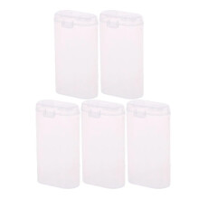 (1PCS) Lightweight Clear Battery Case for Travel & Home