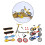 8 Pcs Finger Bikes Fingerboards Mini Scooter 7