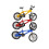 8 Pcs Finger Bikes Fingerboards Mini Scooter 8
