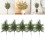 PreLit Pine Branches for Vase 5 Pcs 1