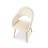 (Ivory, Set of 2) Velvet Dining Chairs with Arm Support, Armchairs with Wood Legs for Kitchen, Home 8