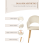 (Ivory, Set of 2) Velvet Dining Chairs with Arm Support, Armchairs with Wood Legs for Kitchen, Home 5