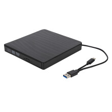 Portable CD DVD Drive With USB3.0Type-C Interface Multifunctional Use Low Noise Operation Plug And Play Burner Writer Ripping For Laptops Desktops