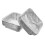 Μικρά ταψιά από αλουμινόχαρτο 30 τεμάχια, τετράγωνο αλουμινόχαρτο 8 ιντσών, για 4
