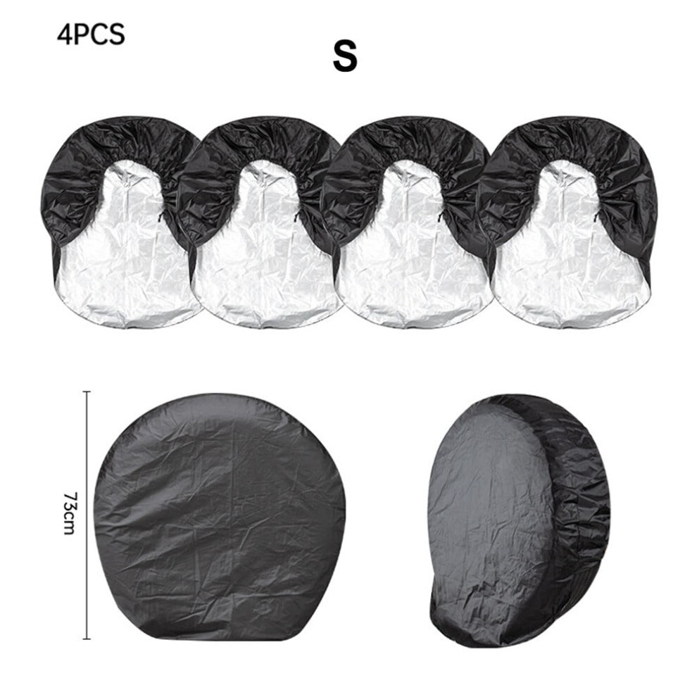 4Pcscar Tire Cover Rv Tire Protective Cover Rainproof Sunscreen Spare Tire Cover 974856409990