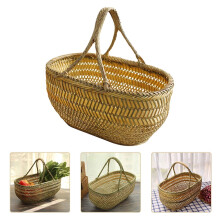 Panier à légumes tressé, panier de rangement pour la cuisine et le jardin