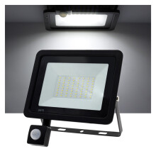 LED Floodlight PIR Motion Sensor White/Warm White IP66 Exterior Projector Spotlight Outdoor Lighting Floor Lamp,Durability