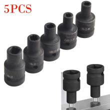 piezas de llave de vaso cuadrada para tornillos de 1/2 pulgada para destornillador eléctrico, 6-14 mm, herramientas eléctricas para bricolaje,