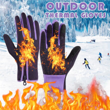 Waterproof And Windproof Thermal Gloves With Touch Screen, Sports Gloves For Men And Women Designed For Skiing, Snowboarding, And Winter Athletics