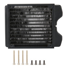 Aluminum Heat Dissipation Water Cooled Heatsink with Adjustable Water Inlet Outlet Suitable for CO2Laser Systems and PC Water Cool Setup No Weak