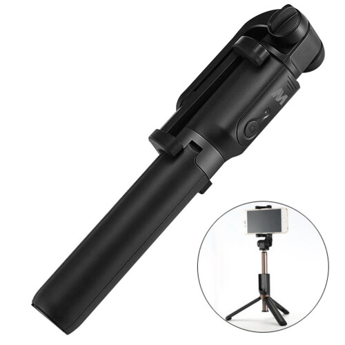 Multifunctional Selfie Stick with Detachable Bluetooth Remote Tripod Convertible Foldable Design for iPhone Samsung Android Devices225Degree