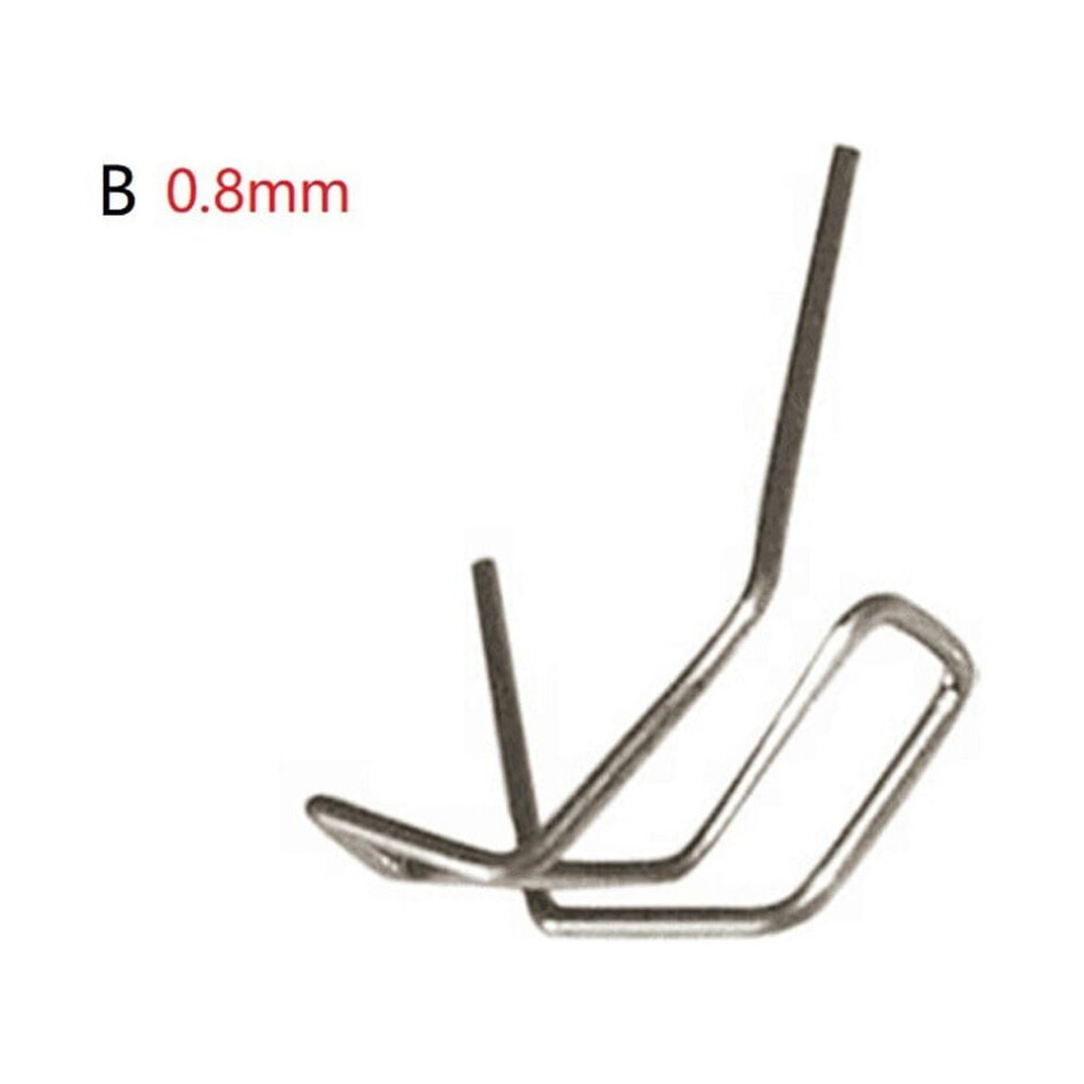 100Pcs Hot /Stapler Staples 0.6/0.8Mm Stainless Steel Stapler /Welding Soldering Tools For Car Bumper/ Plastic Welder Repair Kit 9180435351746