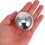 Stainless Steel Baoding Balls Silver 2 pcs 3