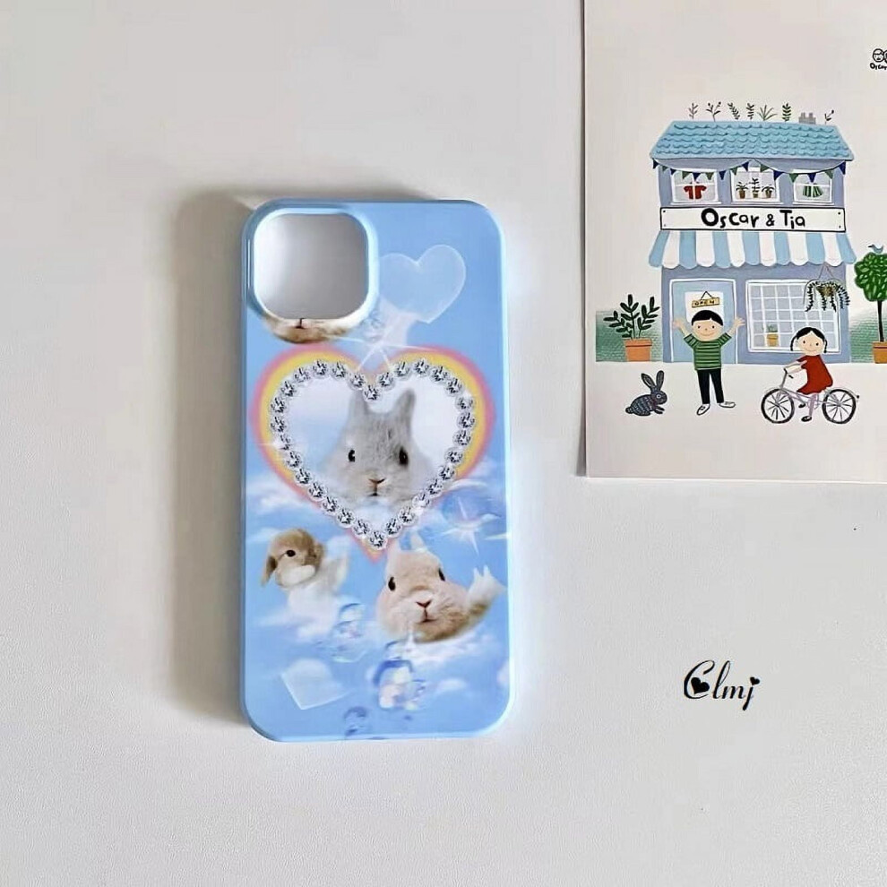 Rabbit Heart Silicone Phone Case For Iphone 11Â13 Pro, 971050744827