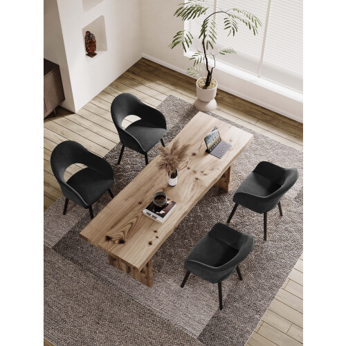 (Black, Set of 2) Goeurvant Dining Chairs 1
