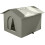 Foldable Outdoor Cat House Gray S Rainproof Insulated 1