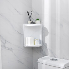 Bathroom 360 Degree Rotating Shelf Kitchen Toilet Shelf Corner Shelf Bathroom Storage Rack Cabinet Multi Layer Storage