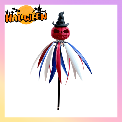 Διακόσμηση εξωτερικής αυλής με κολοκύθα Halloween Wind Spinner