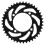 Motorcycle Front Sprocket Copper Black 125cc 140cc 1
