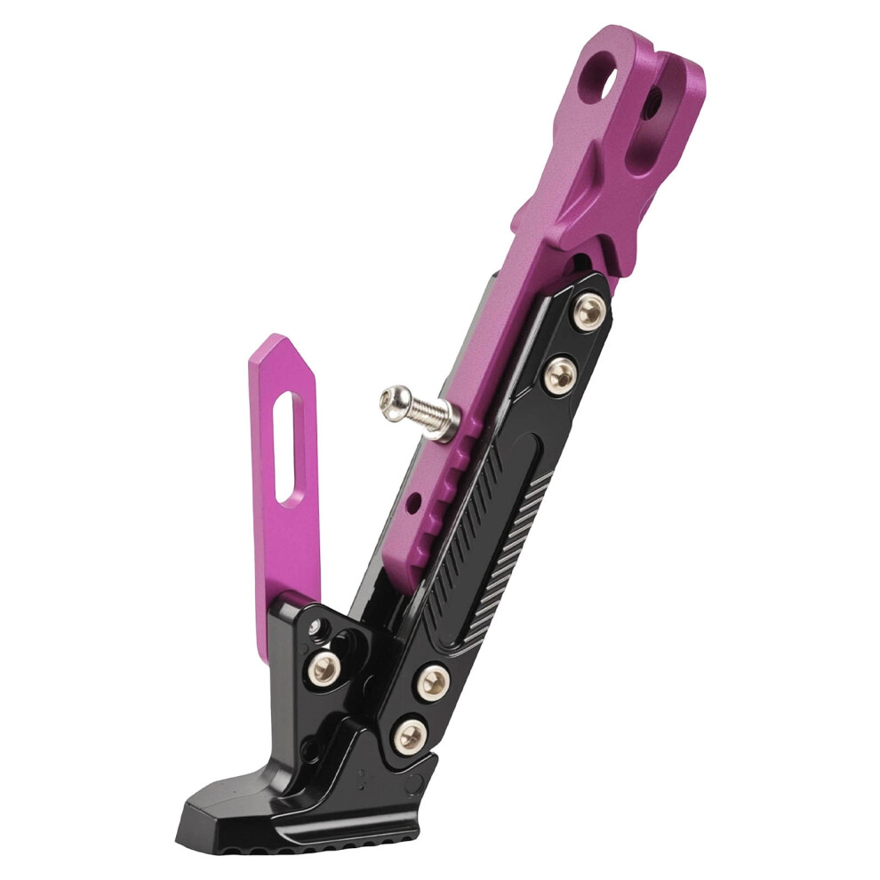 Motorcycle Footpeg Kit, Adjustable Aftermarket Kickstand And Footrest Bracket For Custom Bike, Durable Riding Upgrade, Universal Fit 9087558566913