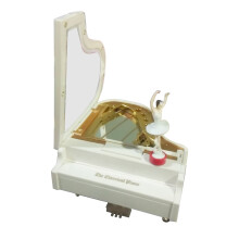 Music Box Attractive Decorative Boutique Ornament Birthday Gift Classical Ballerina Dancing Girl Piano Music Jewelry Box for Dressing Table