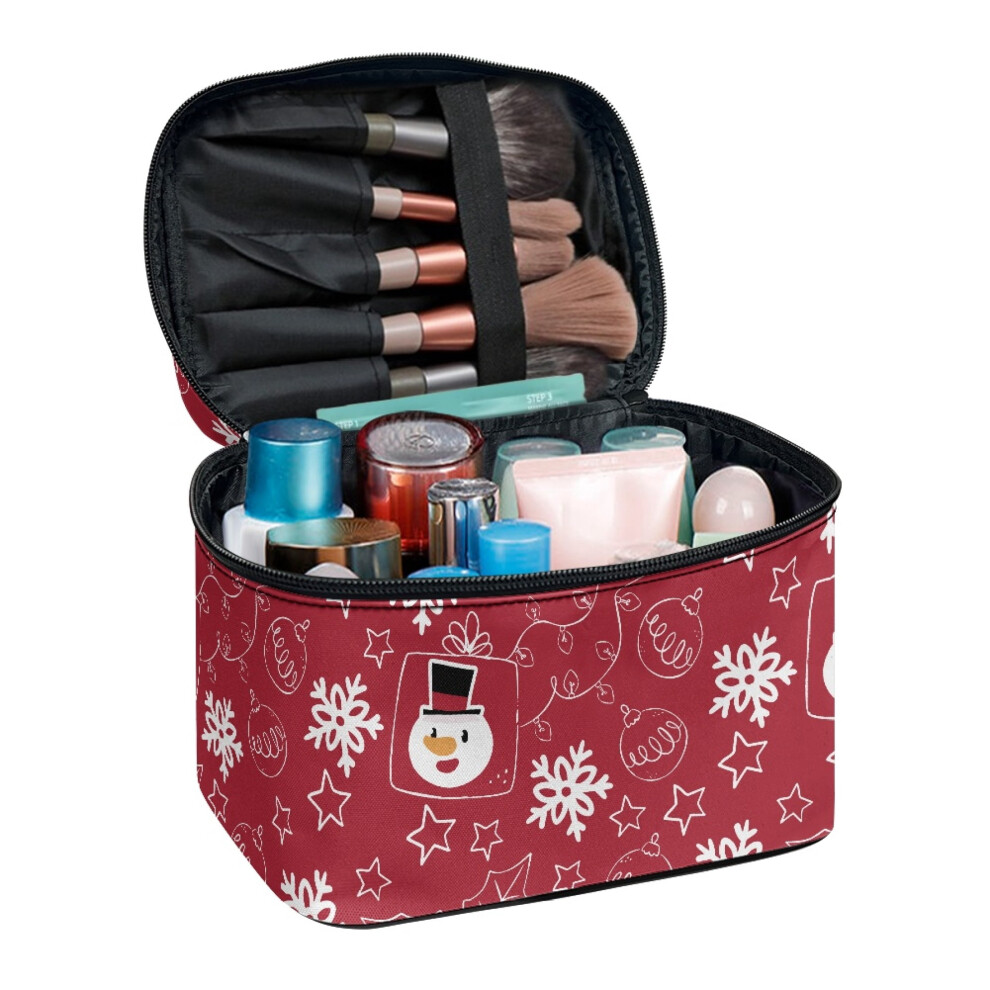 Cosmetic Travel Toiletry Bag Women Large Capacity Double