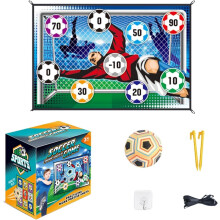 Jogo de Precisão de Futebol ao Alvo, Tapete de Flanela Dobrável com 1 Bola, Jogo de Futebol para Ambientes Internos e Externos, Desenvolve a