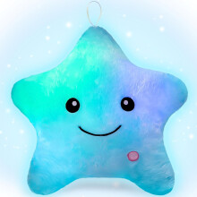 14" Twinkle Star Plyspude – Lysende sanselegetøj til børn med autisme, sovemiddel og rejselegetøj, kompatibel med alderen 3-12 år