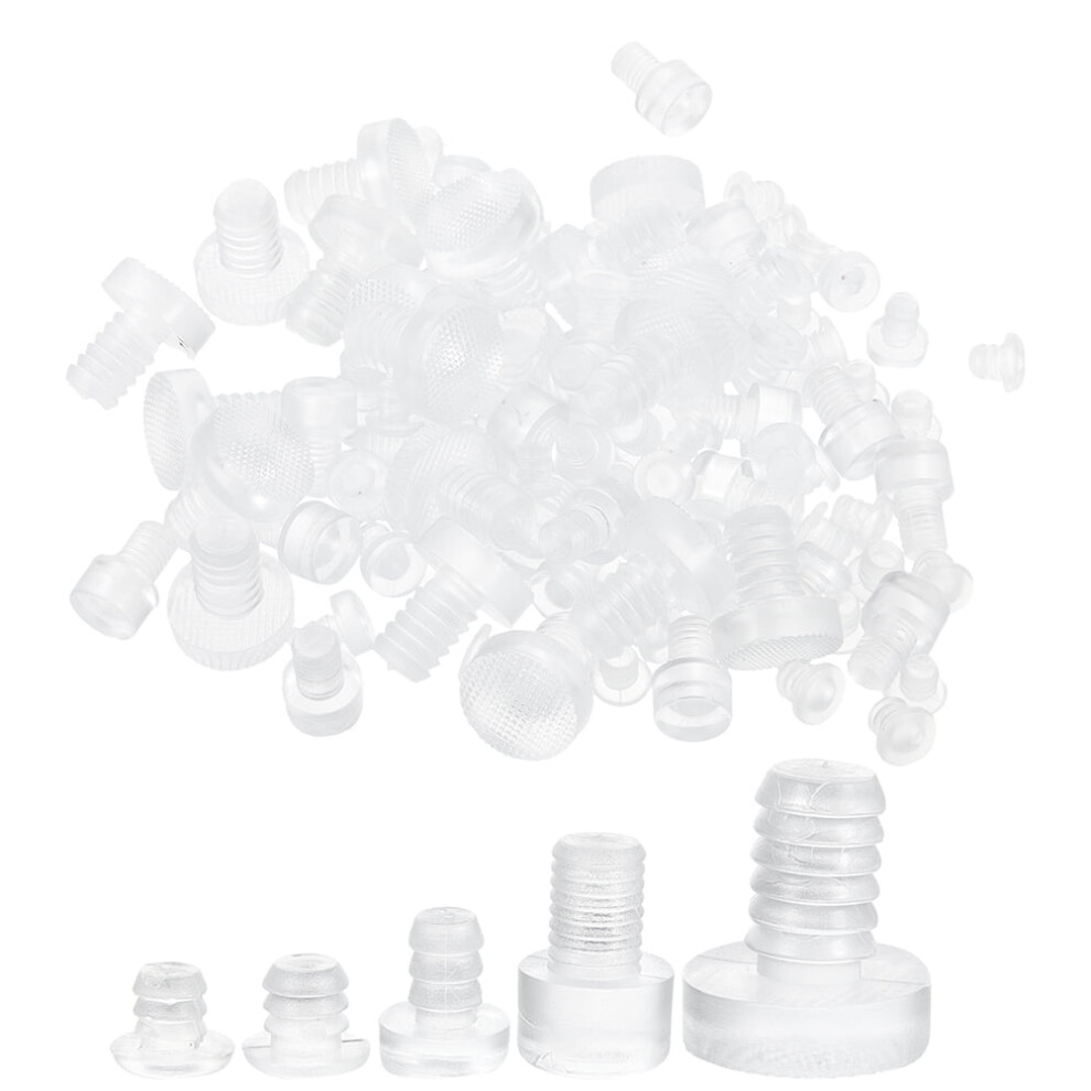 75 Pcs Glass Table Top Spacer Clear Bumper Pads Drawer Bumpers Sliders 9065194382838