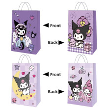 24 sacs cadeaux Kuromi pour fĂŞte d'anniversaire, sacs Ă bonbons, articles de fĂŞte (21 cm 15 cm 8 cm)