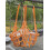 1x1M Polyester Cargo Hoisting Net, 300KG Load, Wear-Resistant Square Mesh for Loading/Unloading 1