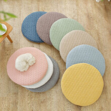 Under $5! Round Thickened Chair Cushions (12"x12") for Indoor/Outdoor Use – Balcony, Bedroom, Kitchen & Dining Chairs – Compatible with Standard