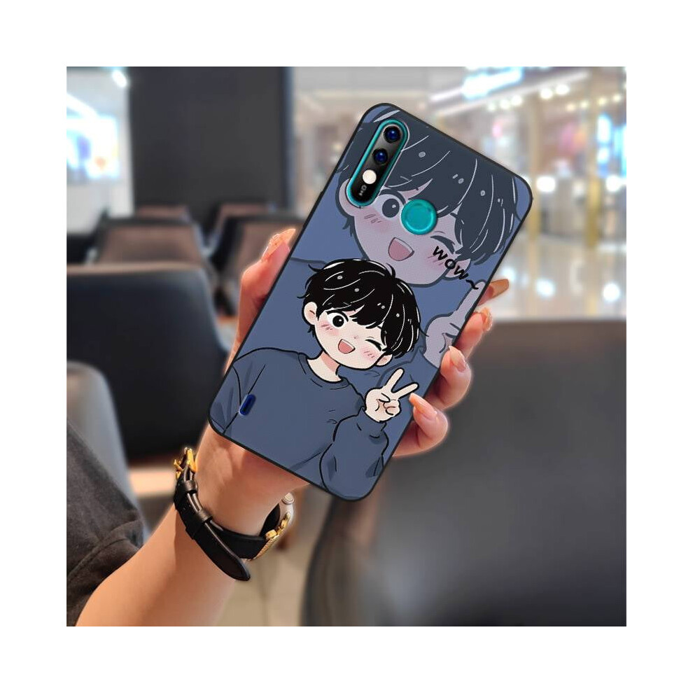 Phone Case For Itel A56/A56 Pro Â Full Wrap, Shockproof, Dirt-Resistant, Cartoon Graffiti Silicone Tpu Protective Pouch 9558830157322