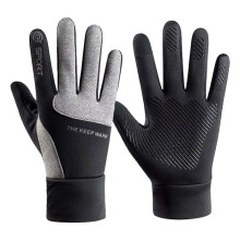 Unisex Winter Cycling Gloves with Windproof Cold Weather and Touchscreen Compatibility for Outdoor Riding