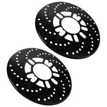 1 paire de cache-disques de frein en alliage d'aluminium pour une esthétique automobile améliorée