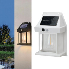 Solar LED Wall Lights for Outside, Auto On/Off, 3 Modes + Motion Sensor, Waterproof, Compatible with Outdoor Porch/Patio/Fence/Yard/Garage (4PC,