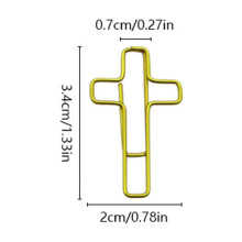 Macaron Color Cross Paper Clips 50pcs – Stylish, Durable, Compatible with School/Office/Home Use, Aesthetic Gift