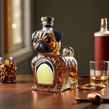 Dog Animal Wine & Whiskey Decanter, Liquor Dispenser for Home Bar, Birthday Gifts for Men, Dad, Boyfriend, Husband, Brother