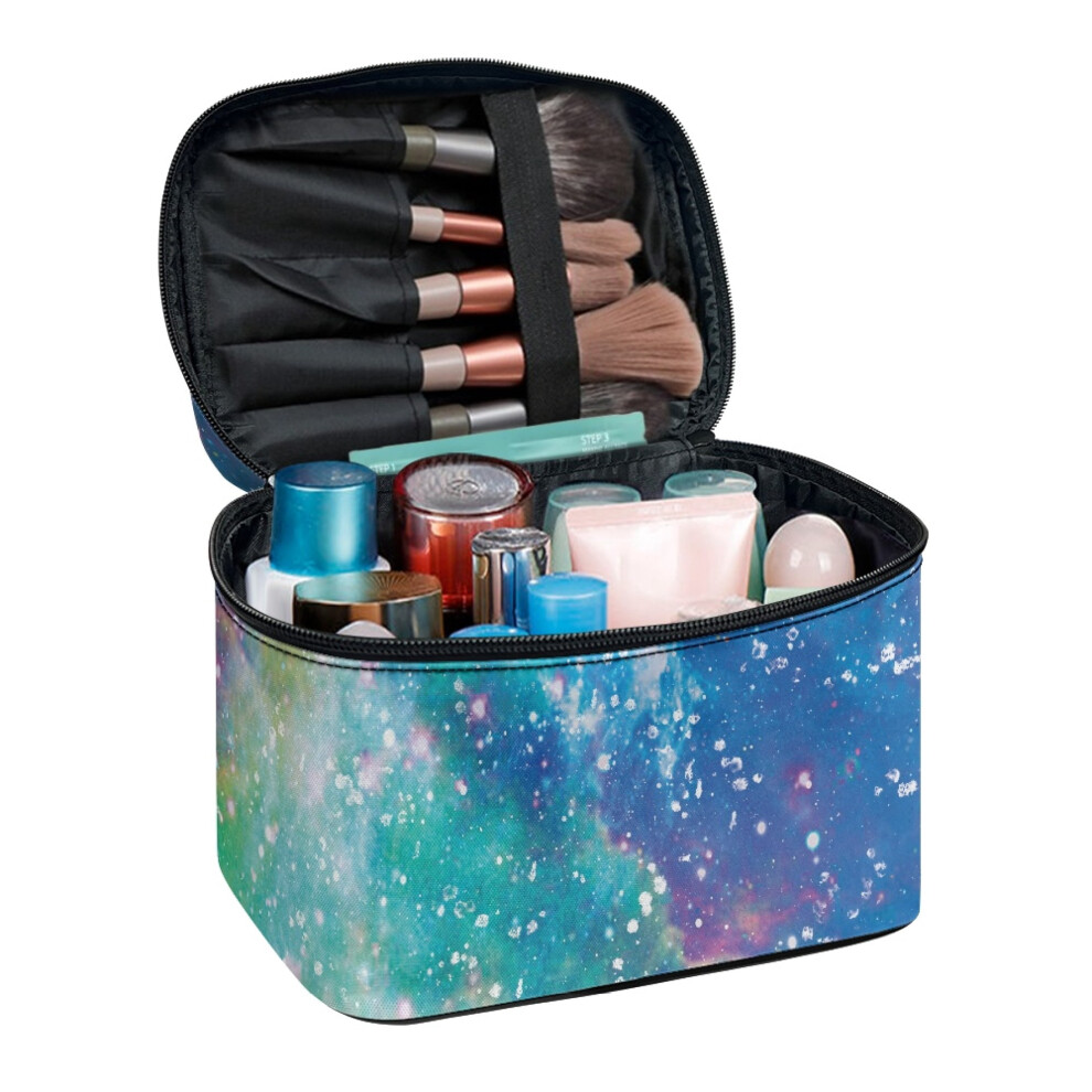 Large Makeup Organizer Galaxies Multi-Function Makeup Organizer Business Trips (8.86"x6.5"x5.9") Friends